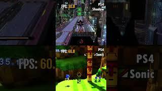 Sonic is 60FPS but Shadow is 30FPS on PS4 | Sonic X Shadow Generation