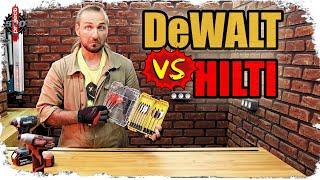 Сверла DeWALT VS сверла Hilti // тест перьевых сверел