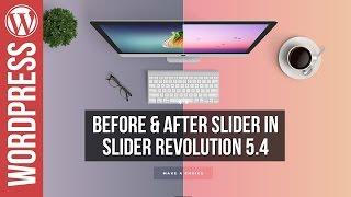 Slider Revolution 5: NEW Before & After Slider Tutorial