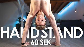 1 Minute Handstand Lernen | Selbstexperiment