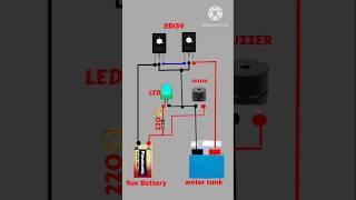 Water Tank evel indicator with Buzzer | shorts