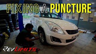 ASMR FIXING A PUNCTURE - POV tyreRepair#137 | RevLimits #puncture #rainyday #asmr