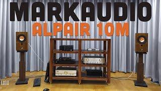 Clip test loa bookshelf full range 16cm Markaudio Alpair 10M