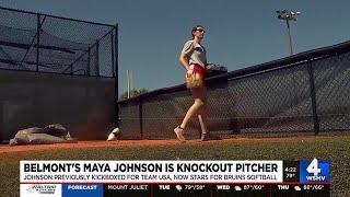 Belmont's Maya Johnson is knockout pitcher for Bruins