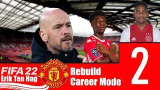 NEW SIGNINGS AND OUR FIRST GAME! | FIFA 22 ERIK TEN HAG MANCHESTER UNITED REBUILD CAREER MODE S1E2