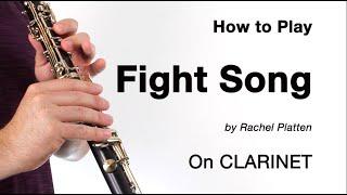 Fight Song (Rachel Platten) for CLARINET!