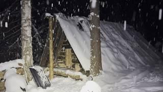 SNOWFALL CATCHED ME IN A COZY CABIN ON CHRISTMAS NIGHT