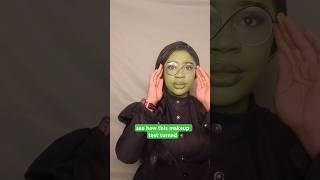 Elphaba Body Paint | #elphaba #wicked #wickedmusical #cosplaymakeup #glinda #elphabacosplay #cosplay