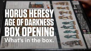 Warhammer Age of Darkness Horus Heresy Unboxing with @officialwarhammer