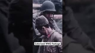 Colorised footage from WW2 #shorts