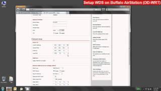 Setup WDS Bridging on Buffalo AirStation Wireless Routers (DD-WRT)