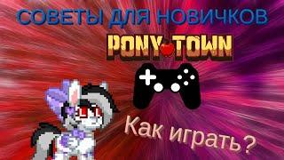 СОВЕТЫ ДЛЯ НОВИЧКОВ ИГРЫ PONY TOWN