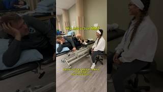 Hip adduction MMT demo #datacollection #hip