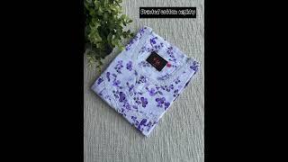 XL size printed cotton nighty | whatsapp 7204826056