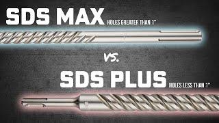 SDS-Plus vs SDS Max Rotary Hammer Drills -- What to Know & How to Choose