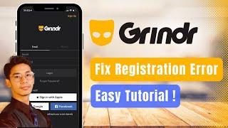 How to Fix Grindr Registration Error !