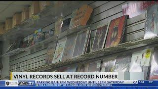 Local store owner see vinyl records sales hit record high