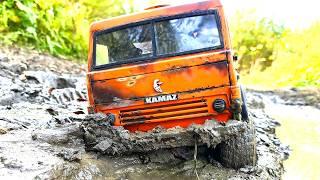 RC KAMAZ 8x8 Monster Truck  - Sand, Mud, and Forest Adventures!