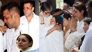 Malaika Arora Brokedown hug Salman Khan,Arbaaz Khan,Kareena at her House as her Father Pass!