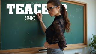 AI Art Lookbook - Teacher Chic