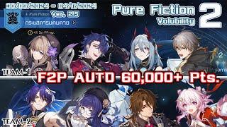 Pure Fiction - 2 - Auto - 60,000 Pts. - Herta + Dr.Ratio - Volubility - กระแสคารมคมคาย