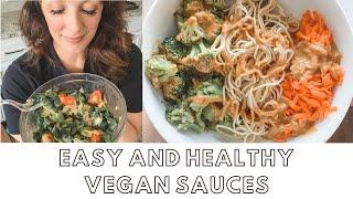 3 DELICIOUS OIL FREE SAUCES  THAT ARE VEGAN AND GLUTEN FREE