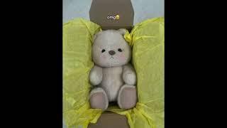 Dinosour bear unboxing#getahug #cute #halloween #bear #unboxing #baby #girl #stuffedanimal