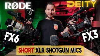 Short, Water-Resistant Shotgun Mics for FX3/FX6/FX30. Rode NTG5 vs Deity S-Mic 2S