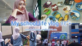 My School life vlog ˚୨୧⋆｡˚ | jalan ke fotocopy, selebrasi P5, etc. |