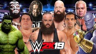 SUPER HEAVYWEIGHT Royal Rumble | WWE 2K19 with Thanos, Hulk, Shaq, Braun Strowman and More!