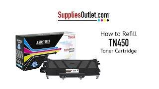 TN450 Toner Refill Tutorial