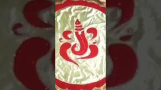 Velvet thalpos design #tilakdhari #trending #gnesji#designworld
