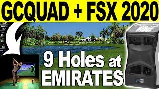 Foresight Sports GCQUAD - FSX 2020 Golf Simulator Review (Playing 9 Holes at Emirates)