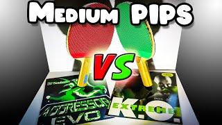 Medium Pips Dr. Neubauer K.O. Extreme vs AGGRESSOR Evo - Table Tennis Review medium pimple