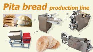 Factory supplies the Arabic pita bread production line