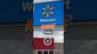 Anime Products Walmart VS Target