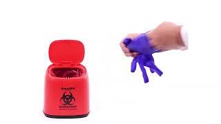MTC Bio BenchBin Benchtop Biohazard Bin Overview