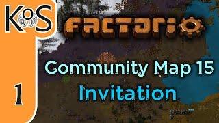 Factorio Community Map 15, Ep 1: Invitation! Alien Biomes, QoL mods | Co-op Multiplayer 0.15