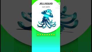 Jellyfish plus squid combination of animash world||#shortsfeed #animashorts #animallover