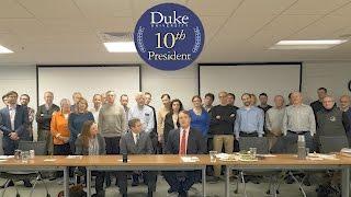 Duke Political Science Welcomes Vincent Price, President-Elect of Duke University