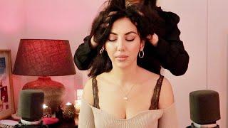 ASMR Reset for Relaxation : Hair Play, Scalp & Shoulder Massage - Getting Tingles 🫶