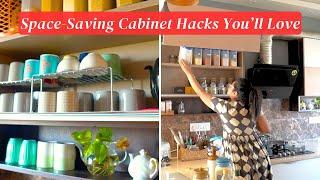 Indian Kitchen Cabinet Hacks  | Simple Ways to Stay Clean & Organized