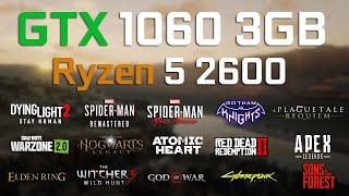 GTX 1060 3GB - Ryzen 5 2600 in 2023 - Test in 15 Games