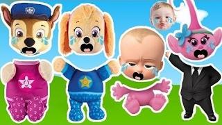 Wrong Heads NEW PAW PATROL Bad Baby, Boss Baby, Poppy Trolls, Finger Family Nursery Rhyme Song