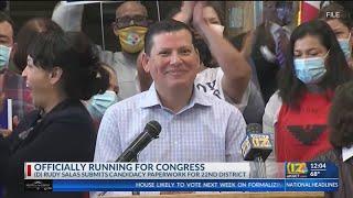 Rudy Salas announces run for 22nd Congressional District seat