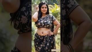 Bold. Beautiful. Draped in Black Magic  | AI Saree Style Goals 