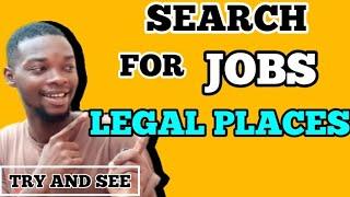 Search For Jobs In Ghana | Legit places|Try And See| #job #ghana #fyp #viralvideo