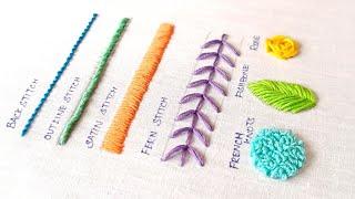 Punch Needle Embroidery : Different Stitches using Punch Needle for Beginners