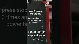 canon printer support code error solving