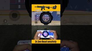 3x zero Recoil sensitivity settings pubg mobile 3x No Recoil sensitivity 3x scoop settings #pubg